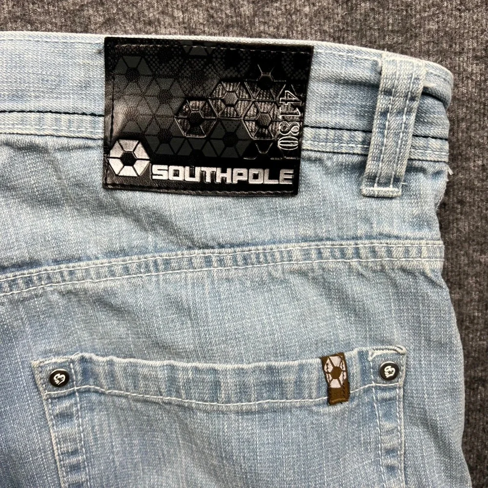 Vintage Southpole Jeans Mens 36x30‎ Fits 35x29 Light Wash Loose Fit Y2K Street